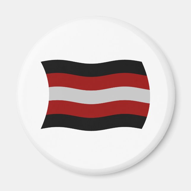 Íman Ímã de Bandeira Satanista (Frente)