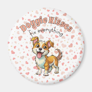Íman Ímã de Beijos de Cachorrinho