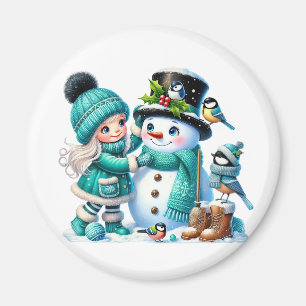 Íman Ímã de Boneco de Neve