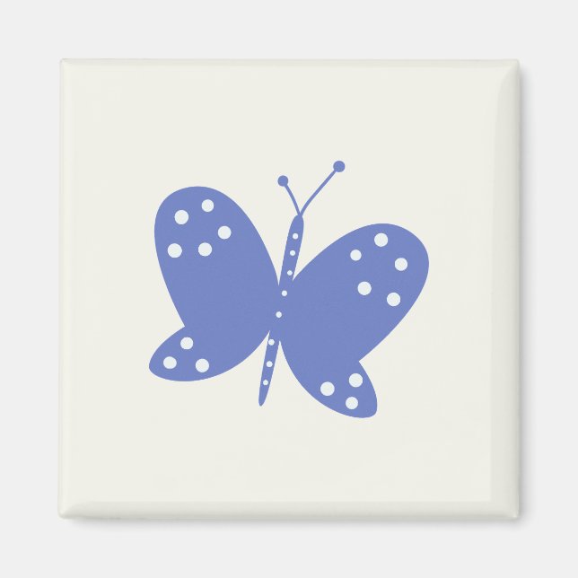 Íman Ímã de Borboleta Azul (Frente)