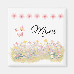 Íman Ímã de Borboleta de Flor Silvestre Personalizado