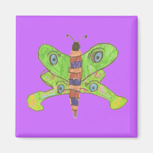 Íman Ímã de borboleta Gráficos Karate Kat