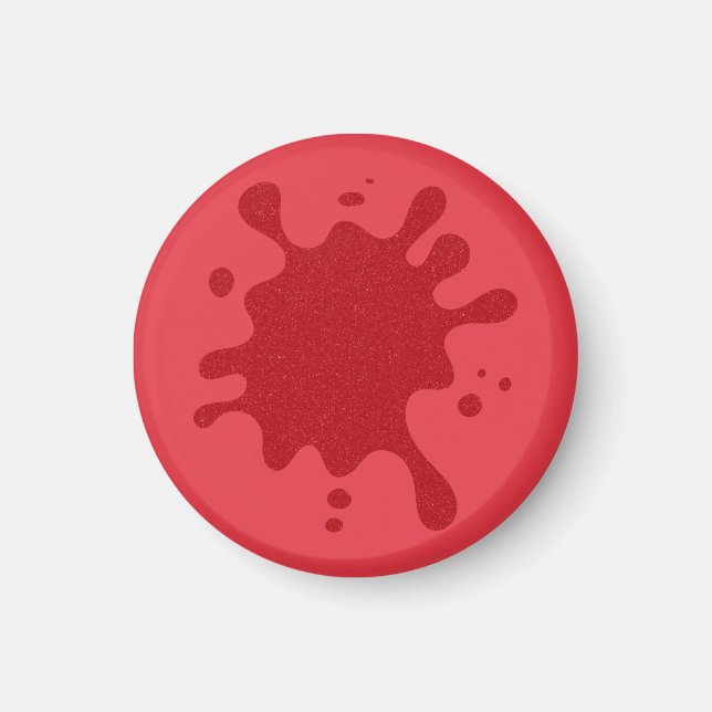 Íman Ímã de Borrão de Ruído Vermelho Tomate – Personali (Frente)