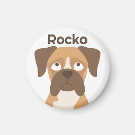 Íman Ímã de Boxer Personalizado, nome personalizado do