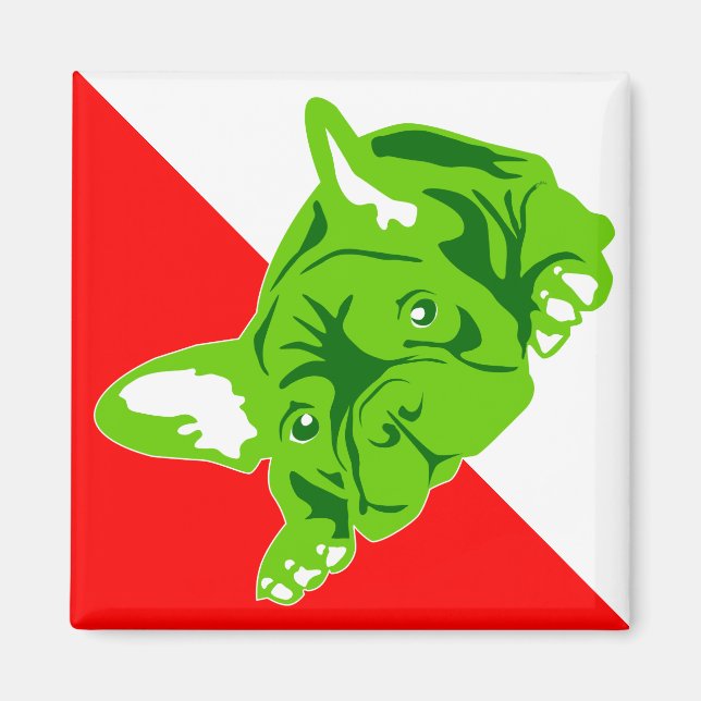 Íman Ímã de Bulldog Francês (Frente)
