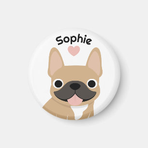 Íman Ímã de Bulldog Francês Personalizado, presente Fre