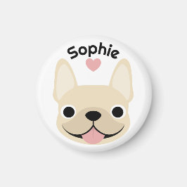 Íman Ímã de Bulldog Francês Personalizado, Presente Fre