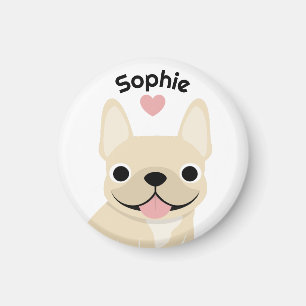 Íman Ímã de Bulldog Francês Personalizado, Presente Fre