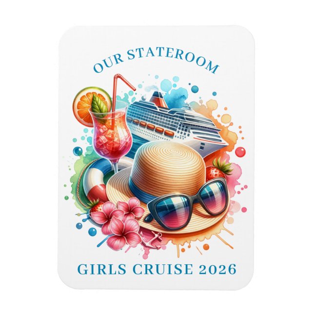 Íman Ímã de Cabine de Navio de Cruzeiro de Meninas (Vertical)