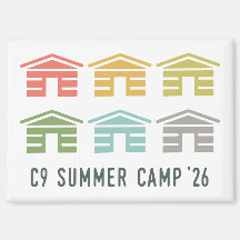 Ímã de Cabine do Acampamento de Verão C9 2026