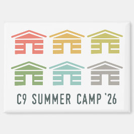 Íman Ímã de Cabine do Acampamento de Verão C9 2026