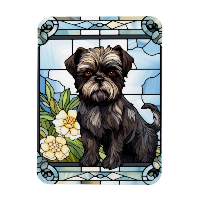 Íman Ímã de Cachorro Affenpinscher (Vertical)