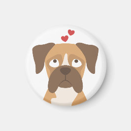 Íman Ímã de Cachorro Boxer, Presente de Cachorro Boxer,