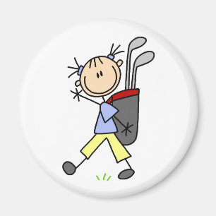 Íman Ímã de Caddy Carregando a Bolsa de Golfe