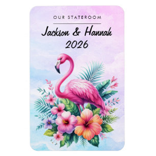 Íman Ímã de camarote do navio de cruzeiro Flamingo