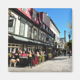 Íman Ímã de Canadá da rua de Vieux Cidade de Quebec 