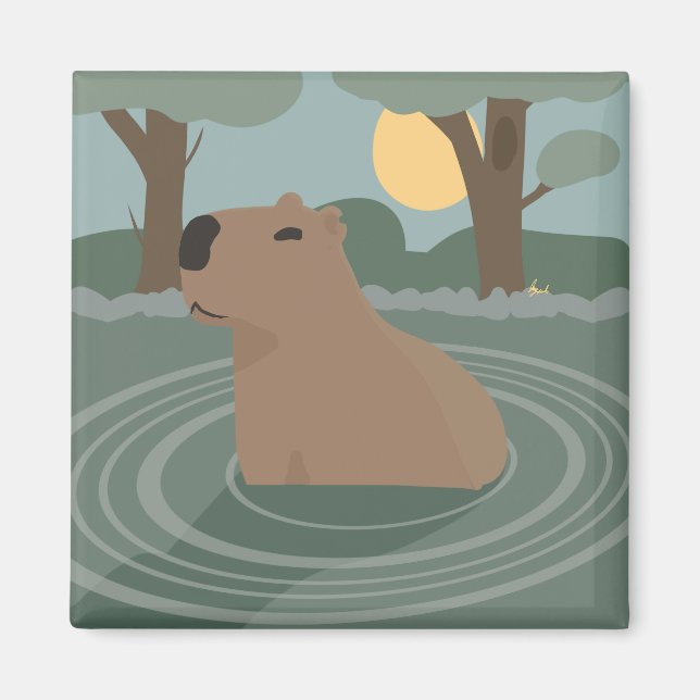 Íman Ímã de Capivara (Frente)
