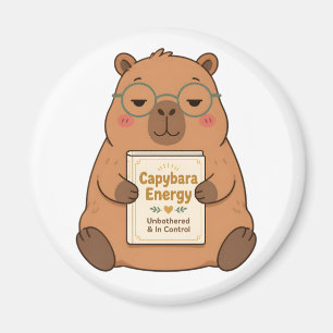 Íman Ímã de Capivara Energia Despreocupada Óculos