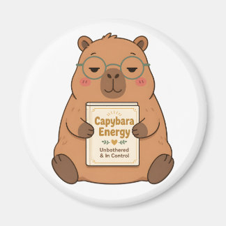 Íman Ímã de Capivara Energia Despreocupada Óculos