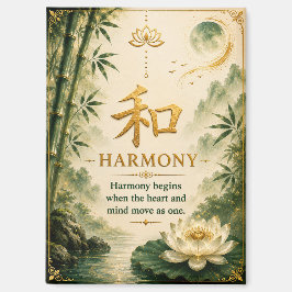 Íman Ímã de Caracter Chinês Harmonia (和)