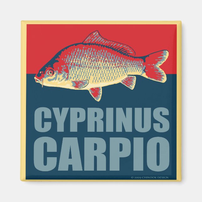 Íman ímã de carpa (Frente)