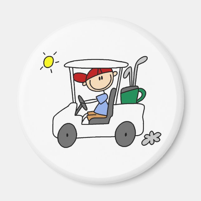 Íman Ímã de Carrinho de Golfe (Frente)
