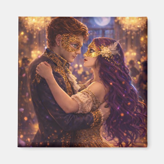 Íman Ímã de Casal Amethyst Masquerade (Frente)