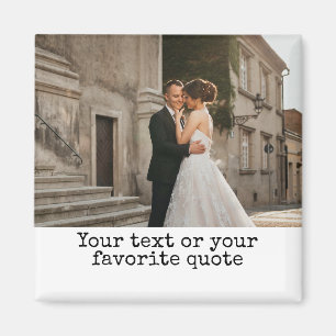 Íman Ímã de Casamento Personalizado para Recém-Casados 