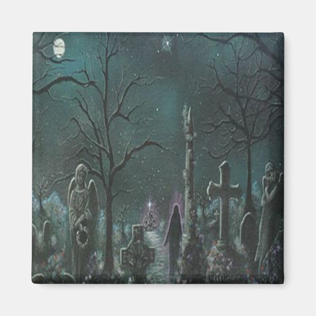Íman Ímã de Cemitério Fantasma (Frente)