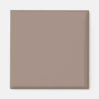 Ímã de Cerâmica | Taupe Minimalista | Presente Ele