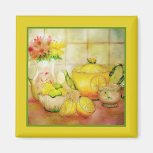 Íman Ímã de chá com limão