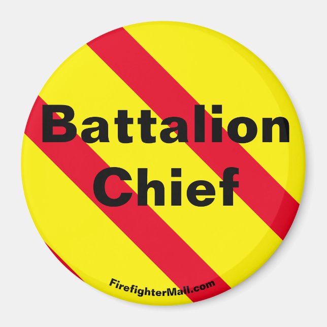 Íman ímã de chefe de batalhão (Frente)