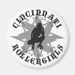 Íman Ímã de Cincinnati Rollergirls