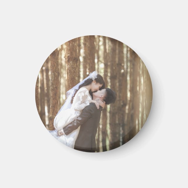 Íman Ímã de Círculo Personalizado para Decoração de Cas (Frente)