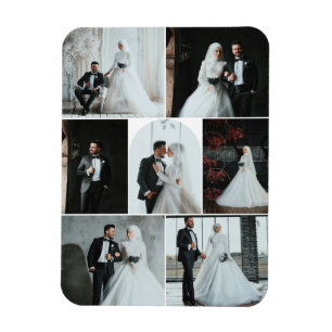 Íman Ímã de Colagem de Fotos de Casamento Personalizado