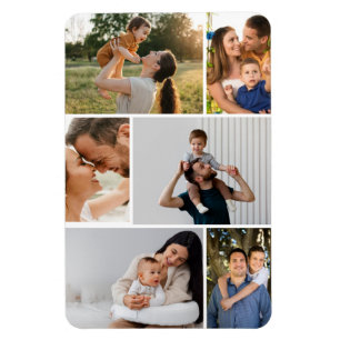 Íman Ímã de Colagem de Fotos Personalizado Simples Mode