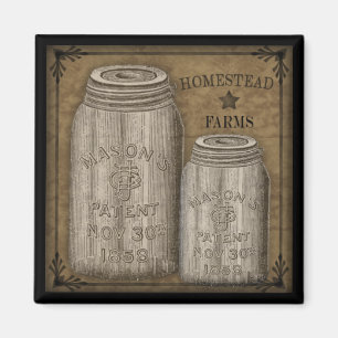 Íman Ímã de colocação em latas primitivo do frasco 