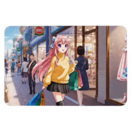 Íman Ímã de Compras de Garota de Anime