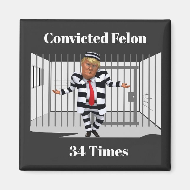 Íman Ímã de Condenado Trump (Frente)