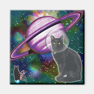 Íman Ímã de Cosmo do Espaço-Gato