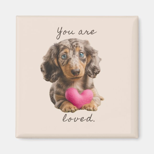 Íman Ímã de Cozinha Dachshund – Presente de Cachorro Sa (Frente)