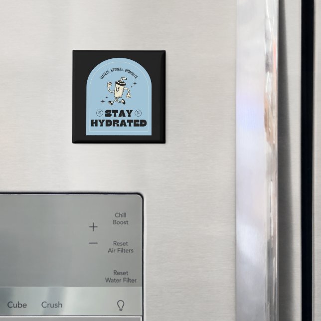 Íman Ímã de Cozinha Retro Fique Hidratado (In Situ (Fridge))