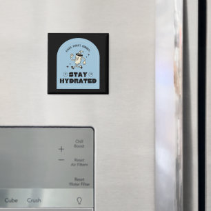 Íman Ímã de Cozinha Retro 'Mantenha-se Hidratado'