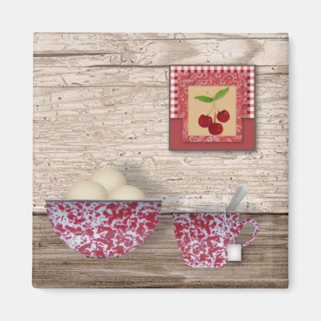 Íman Ímã de Cozinha Rústica (Frente)