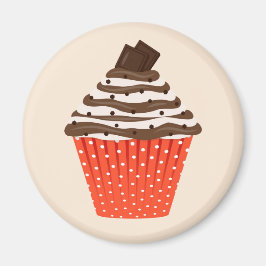Íman Ímã de Cupcake de Chocolate