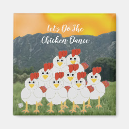 Íman Ímã de Dança Engraçada de Frango
