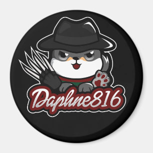 Íman Ímã de Daphne 816 o Dia das Bruxas - preto