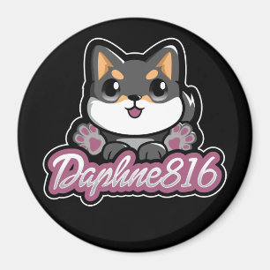 Íman Ímã de Daphne 816 - preto