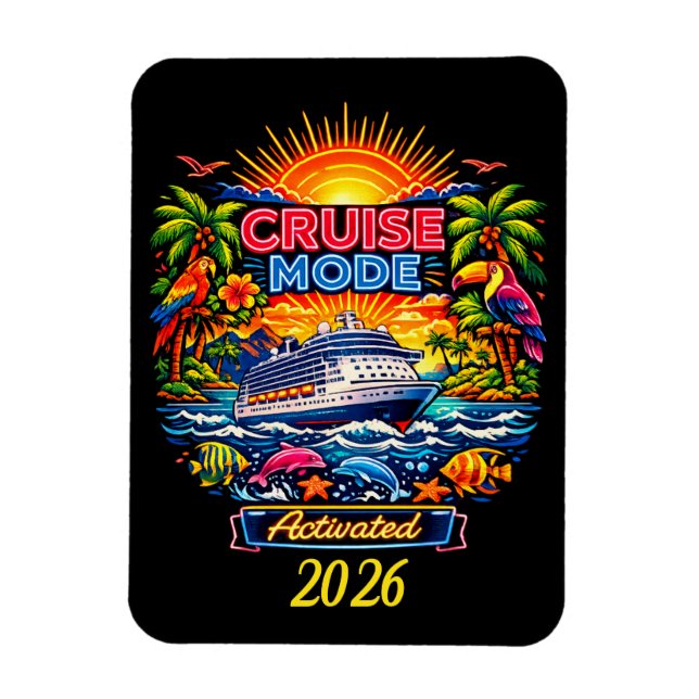 Íman Ímã de decoração de navio de cruzeiro (Vertical)