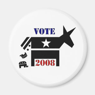 ÍMAN ÍMÃ DE DEMOCRATA DO VOTO EM 2008